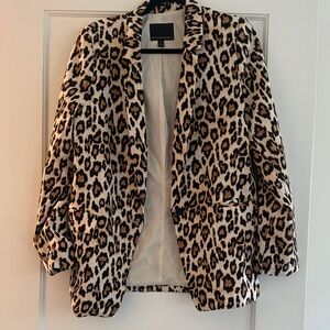 Banana Republic Leopard Print Blazer